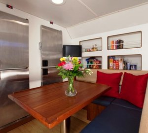 Sailing yacht APACHE -  Galley Dinette