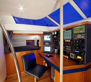 Sailing yacht APACHE - Navigation station