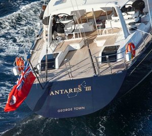 Sailing yacht Antares III - Aft View