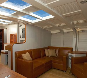 Sailing yacht GAIA - interior - Credit Spirit Yachts