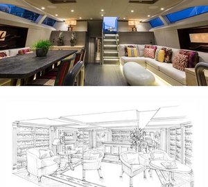 Sailing yacht INUKSHUK interior by Adam Lay Studio
