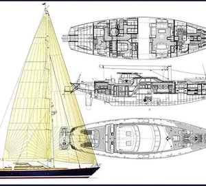 Sailing yacht MARAE -   Layout