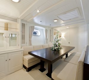 Sailing yacht Mary Cha III - dining