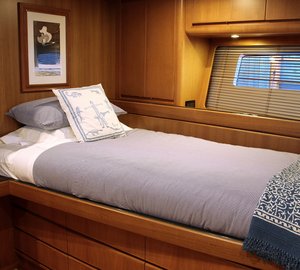 Sailing yacht Nariida - Cabin - Photo by Colls Design Studio