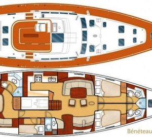 Sailing yacht POINT 02 -  Layout