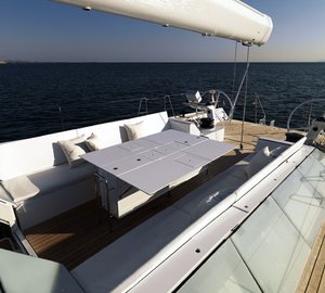 Sailing yacht POLYTROPON II -  Cockpit and Dining