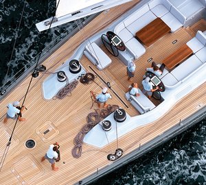 Sailing yacht SILVERTIP- From Above
