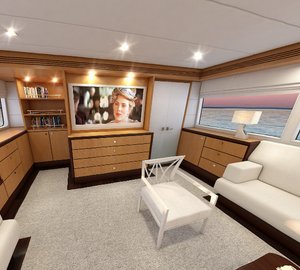 Salon of the 26m motor yacht Continental III by Wim van der Valk 001