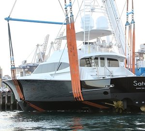 Satu superyacht - rear view