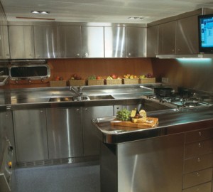 Silvertip superyacht - Galley