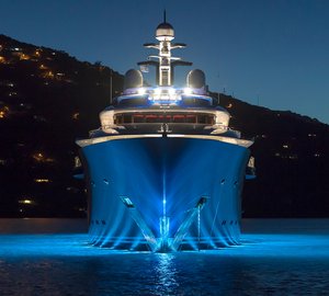 Solandge superyacht - front view - Photo by Klaus Jordan