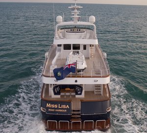 Super Yacht Miss Lisa Aft View - Photo credit to Neil Rabinowitz