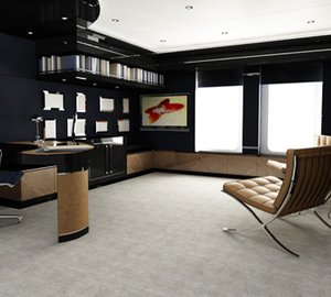 Super Yacht Talisman C (ex Talisman II) - Owner Suite - Image credit to Proteksan Turquoise