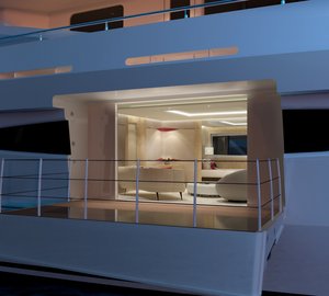 Super yacht AMELS 188 - Owners Balcony