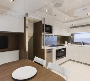 Super yacht Mythos - Galley - Photo by Alberto Cocchi