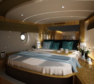 Super yacht Svetlana - Master Cabin