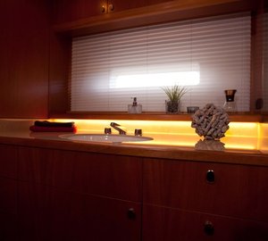 Super yacht Ti-Coyo - Head - Photo by Dijana Nukovic