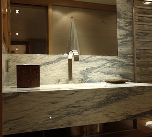 SuperYacht Exuma Guest Bathroom -  photo  courtesy of Perini Navi