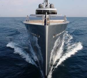 SuperYacht Exuma On water - photo courtesy of Perini Navi