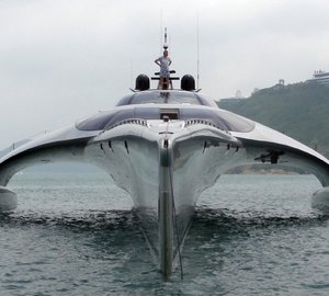 Superyacht Adastra - bow