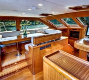 Superyacht CABOCHON interior - Fountaine Design Group
