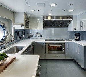 Superyacht CaryAli - Galley
