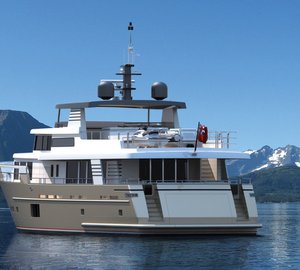 Superyacht Continental Trawler 28.00 - aft view