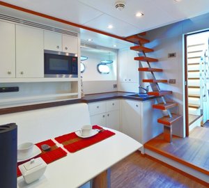 Superyacht Diamond Galley