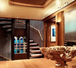 Superyacht ECSTASEA -  Stairs