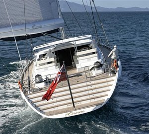 Superyacht Encore - aft view