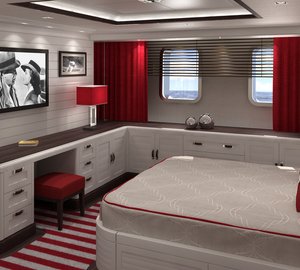 Superyacht FOREVER ONE - Guest cabin