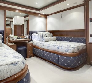 Superyacht JO - Ralph Lauren Guest Twin Room