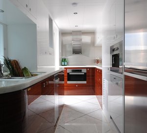 Superyacht Lady Gaga a RP110 Horizon Yacht - Galley
