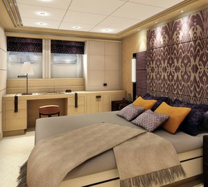 Superyacht Project Galatea - Guestroom