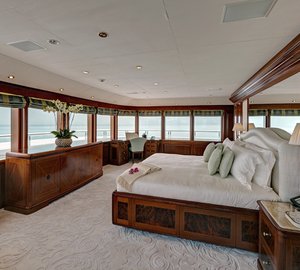 Superyacht TITANIA - Upper Deck Master Suite