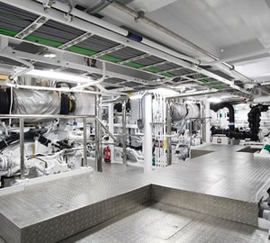Superyacht Talisman C Engine Room