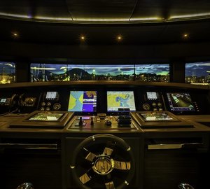 Superyacht ZAPHIRA - Wheelhouse - Image credit to Alberto de Abreu Sodre