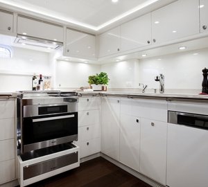 Swan 105 RS Yacht - Galley Photo by Nautors Swan and Eva-Stina Kjellman