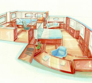 TC126 superyacht - Owners Cabin