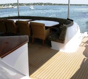 THE WORLD IS NOT ENOUGH - Aft Deck Dining
