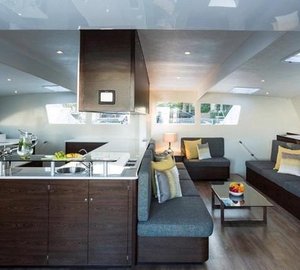 TRANQUILITY - Galley and salon open plan