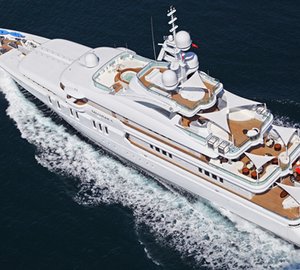 Talisman C superyacht - view from above
