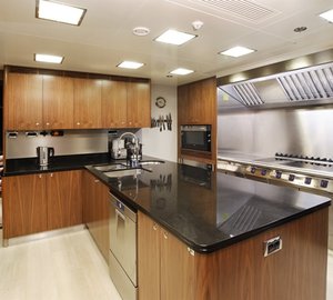 Talisman C superyacht Galley