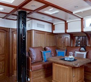 Tempus Fugit superyacht - Saloon Photo Richard Prescott