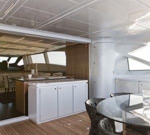 The 33m luxury yacht Pershing 108 - Cockpit