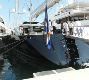 The spectacular Vertigo superyacht at the 2012 MYS
