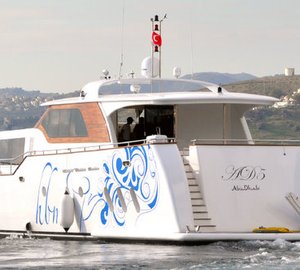 The AD5 Superyacht rear view