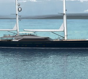 Third 60m superyacht Hull C.2232 by Ron Holland Design and Perini Navi