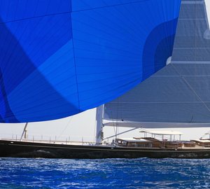 Truly Classic 127 superyacht ATALANTE under sail - Photo by Rick Tomlinson