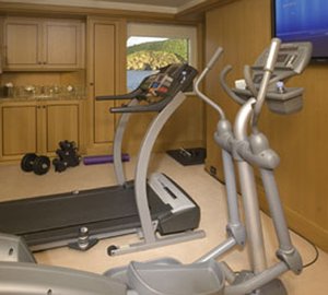 Utopia yacht - gymnasium